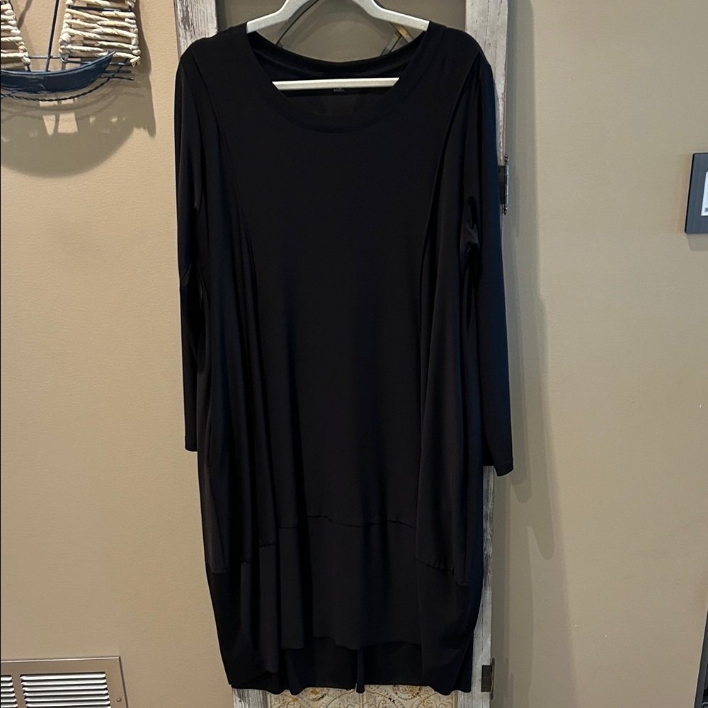 Chic Black Long Sleeve Dress